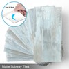 BeNice Matte Bathroom Backsplash Peel and Stick Subway Tile Stickers