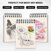 Dreamdove Blank Page Journal 8pcs Small Blank Journal Unlined Mini