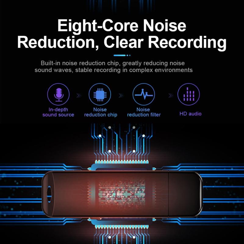 USB Flash Drive Recorder Professional Noise Reduction Dual Recording Mode