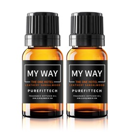 Hotel Diffuser Oil My Way Inspired by The One Hotel Scent, Hotel Essential Oils for Home, Office, Spa,2Pack,10mL*2, 0.34 fl oz Hotel Collection Diffuser Oil for Diffusers & Humidifiers，Made in USA