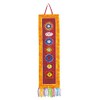 'Tibetan Wall Hanging 7 Chakras Brocade 25x100 cm