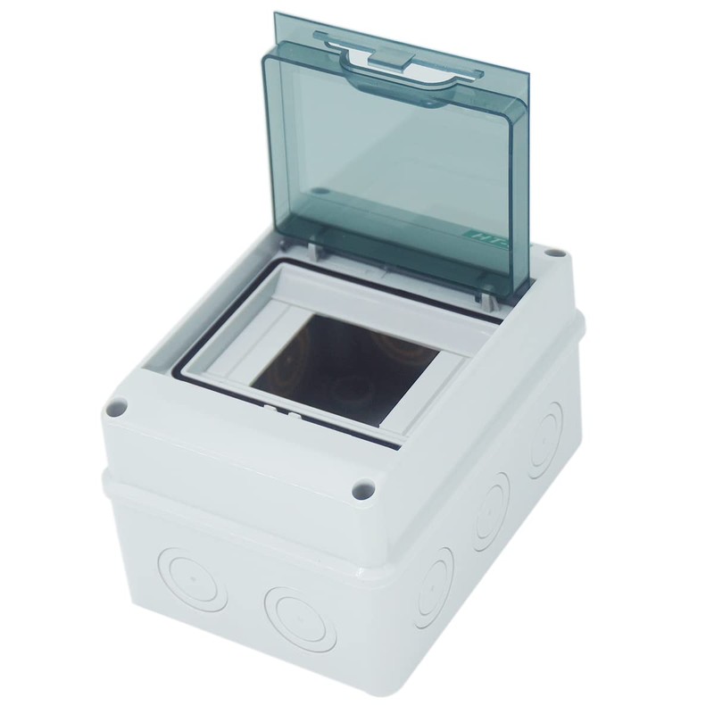 Otdorpatio breaker box Distribution Protection Box, IP65 Clear Cover Electrical