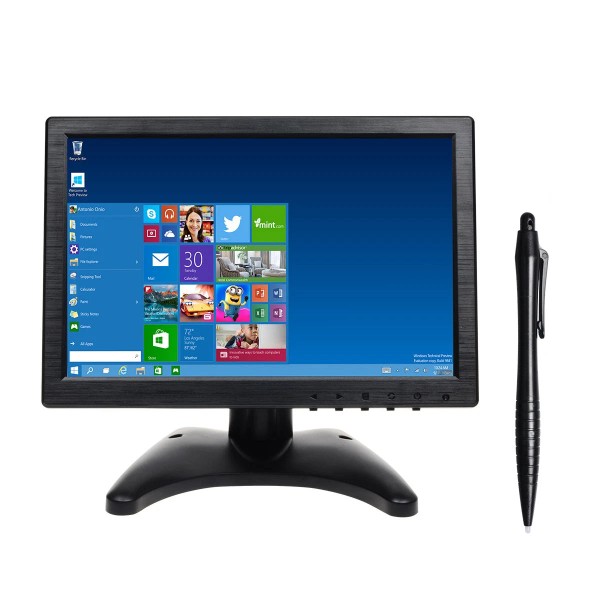 Toguard 10.1" Touchscreen Monitor Display w/Speaker, HDMI VGA Port for