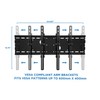 Mount-It! Tilting TV Wall Mount Bracket with UL Certification for