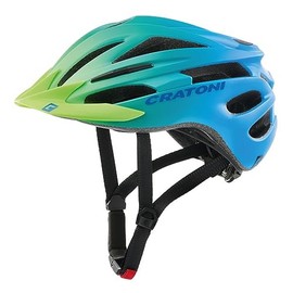 Cratoni Unisex - Adult Pacer Jr Helmet, Matte Green/Blue, M