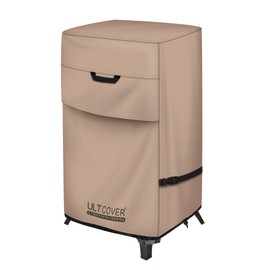 ULTCOVER Waterproof Vertical Electric Smoker Cover 30 inch for Most Square Gas Propane BBQ Smokers Size Upto 22W x 20D x 35H inch
