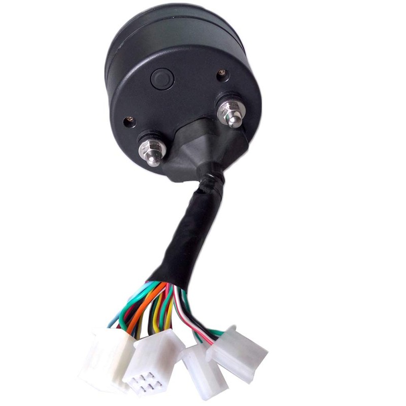 HANSWD MPH/KMH 124MPH/199km per hour 12000rpm LCD Digital Speedometer Tachometer