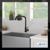 Aolemi Black Cold Only Water Kitchen Faucet Commercial Bar Tap
