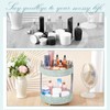 Honeydak 360 Rotating Perfume Organizer Rhinestone Bathroom Counter Organizer Makeup