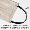 [Nanofort] 不織布カラーマスク息がしやすい 耳が痛くらない 肌に優いマ花粉症対策 (C カラー 3 色セット)