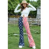 Yuanbang Flare Jeans for Women High Waisted Stretchy American Flag