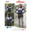 Simplicity US8630U5 Women's Fantasy Armor Costume Sewing Patterns by Jackie
