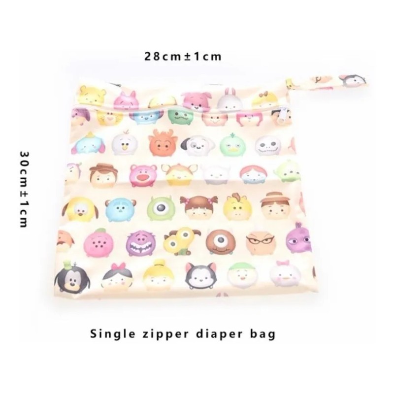 Juego 3 Wetbag Bolsa Impermeable Pañales Ecológicos 3 Tamaño