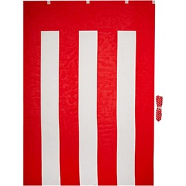 KH005-03IN Kouhaku Curtain Height 70.9 inches (180 cm) x Length 21.3 inches (540 cm) (3 Rooms) Tetoron Sponge Red and White String