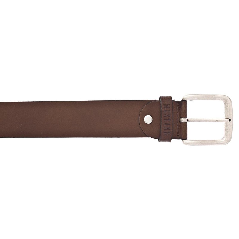 MUSTANG MG2118L15 Men's Leather Belt 40 mm Black Brown 80-115