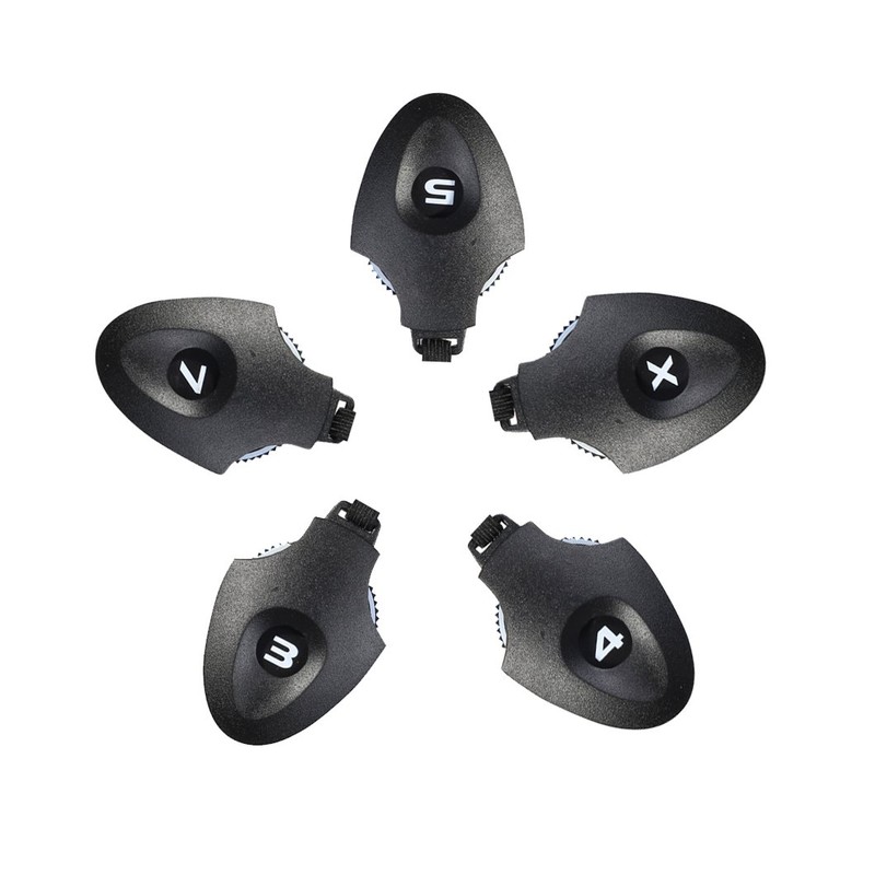 Andux Long Neck Golf Hybrid Club Head Covers with Dial