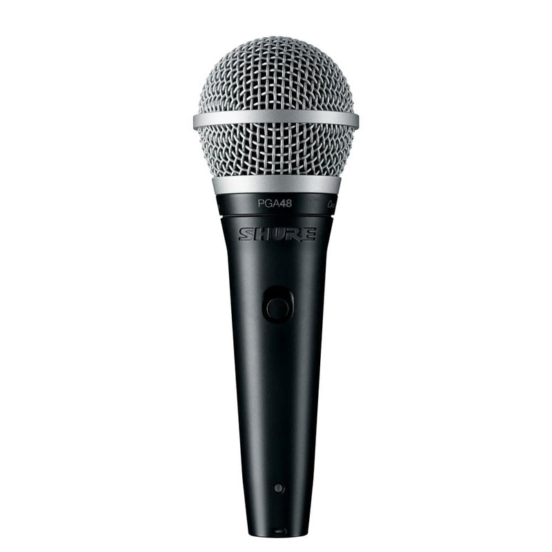 Shure PGA48-LC Micrófono Vocal dinámico sin Cable, Cardioide, Negro