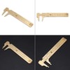 FTVOGUE Vernier Calliper Brass Calliper Ruler Measuring Tool Mini Pocket