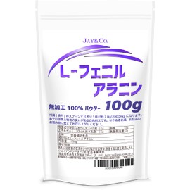 JAY&CO. L- フェニルアラニン 無加工100% パウダー (200g)