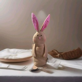 Home Decor Adorable Standing Plush Home Decor Seasonal Gift Bunny Easter Bunny Figure