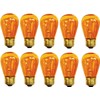 YI LIGHTING - 11W S14 Transparent Amber Sign Light Bulb
