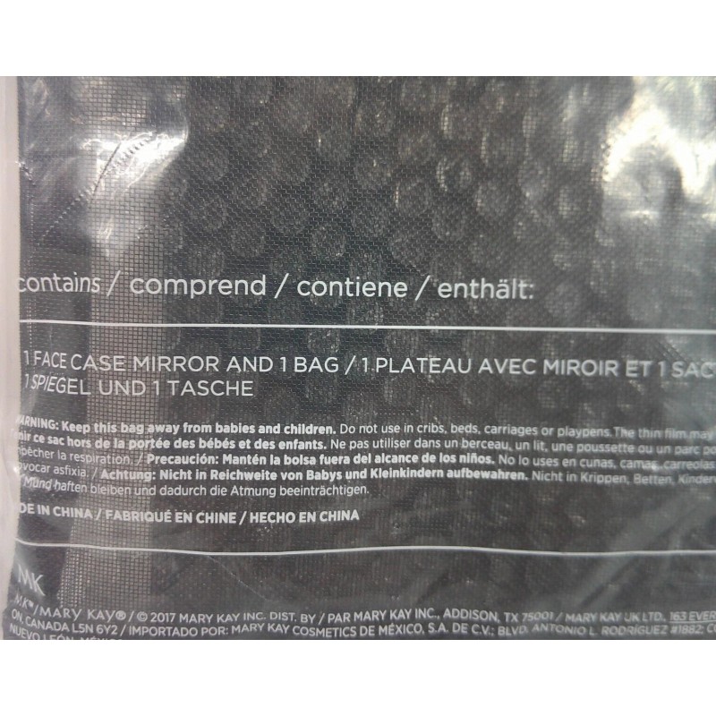 Mary Kay Travel Folding Makeup Mirror with Tray and Mesh