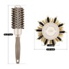BANGMENG Round Barrel Anti-Static Hair Brush with Boar Bristles, Nano