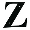 Village Wrought Iron Wrought Iron Letter Z Small 6" (Made