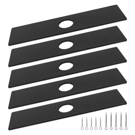 Keycci AEB0800 Multi-Head System Edger Blade Replacement, Compatible with EGO 56V Edger Models EA0800 ME0801 ME0800, Multi-Head Edger Blade 8" x 2" with 1 inch Center Hole, Black (5 Pack)