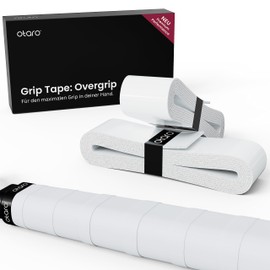 Otaro Grip Tape Tennis Racket - Non-Slip & Sweat-Absorbing | Overgrip Tennis | Sustainable, Plastic-Free Packaging | Also Perfect as Grip Tape Badminton Racket or Padel Grip Tape (Set of 2)