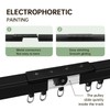 MaKefeile Ceiling Curtain Tracks Ceiling Mounted Heavy-Duty Curtains Rails Room