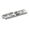 Linear mounting plate with direct height adjustment, nickel-plated, row of