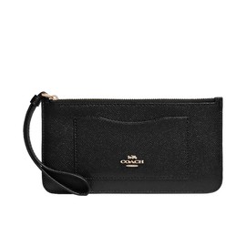 Coach Crossgrain Leather Zip Top Wallet