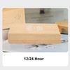 Wooden Digital Alarm Clock with Wireless Charging 3 Level Dimmer
