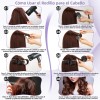 65 Pzs Tubos Rizadores De Cabello Con Abrazadera Plstica