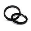 TUNUKE Ti Titanium Ring, Keychain, Key Ring, Key Hook, Carabiner,