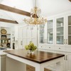 WUZUPS Crystal Candle Chandelier Pendant Flushmount Ceiling Light Modern Lighting