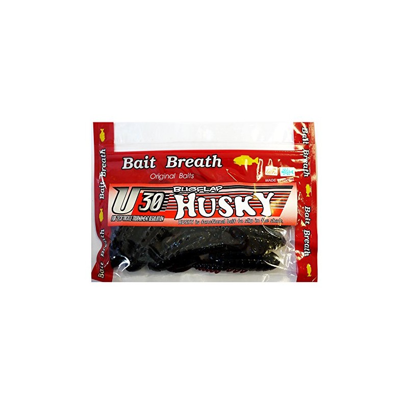Bait Breath Worm Lure U30 Bug Flap Husky #147 Dark