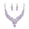 BriLove Wedding Jewelry Set for Bridal Women Austrian Crystal Rhinestone