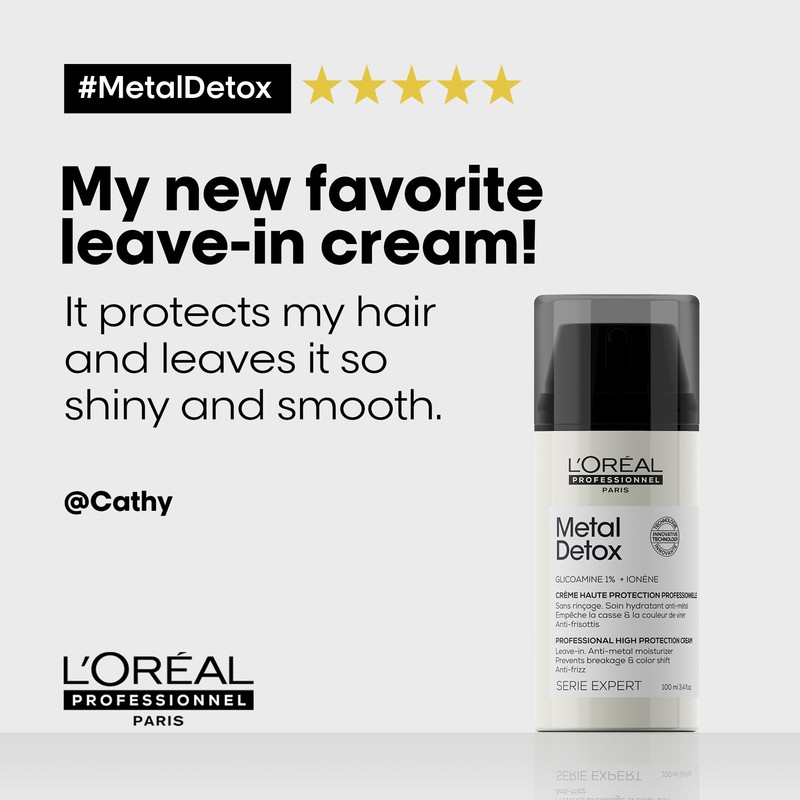 L'Oréal Professionnel Metal Detox Leave-In Cream 100ml