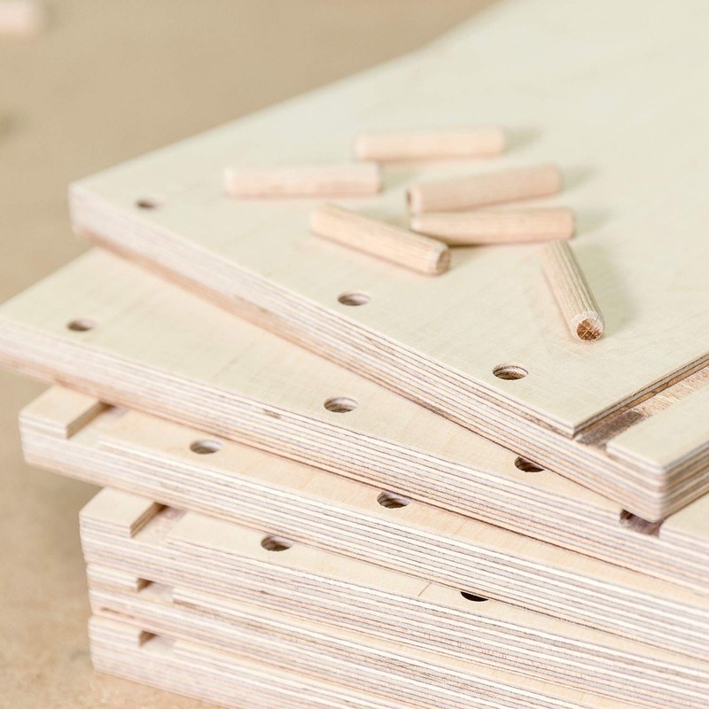 Wooden dowels | Corrugated Wood Dowels | Pack of 400
