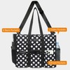 TOPDesign Utility Water Resistant Tote Bag with 22 Exterior &