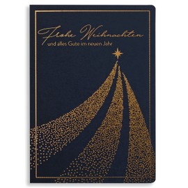 Art Nuvo Christmas Cards with Envelopes and Inserts - Set of 10 Exclusive Christmas Cards