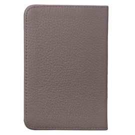 Christian Art Gifts Brown Full Grain Leather Journal Grace - Ephesians 2:8-9 Bible Verse Pocket Size Inspirational Notebook W/Ribbon Marker 192 Lined Pages