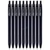 DIGNO Trinok Retractable Ballpoint Pens, BLACK, Fine Point (0.7mm), Pack