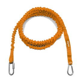 Marine Boat Anchor Bungee Line 10' Long, Made in America by Boat Lines & Dock Ties LLC (Orange, 10 Feet)