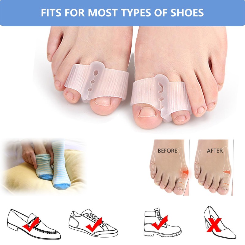 Jrery-KEY Correct Big Toe Spacers For Women & Men 8