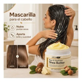 Manteca De Karité Natural Shea Butter Para Piel Y Cabello