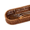 Imitation Rattan Bread Basket Multipurpose Woven Rattan Storage Tray Kitchen