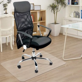 Azadx Office Chair Mat for Hardwood Floor 36 X 48, Plastic Mat for Office Chair Easy Glide on Hard Floors, Clear Computer Chair Mat Office Floor Mat Protector for Wood Floors, 2PCS